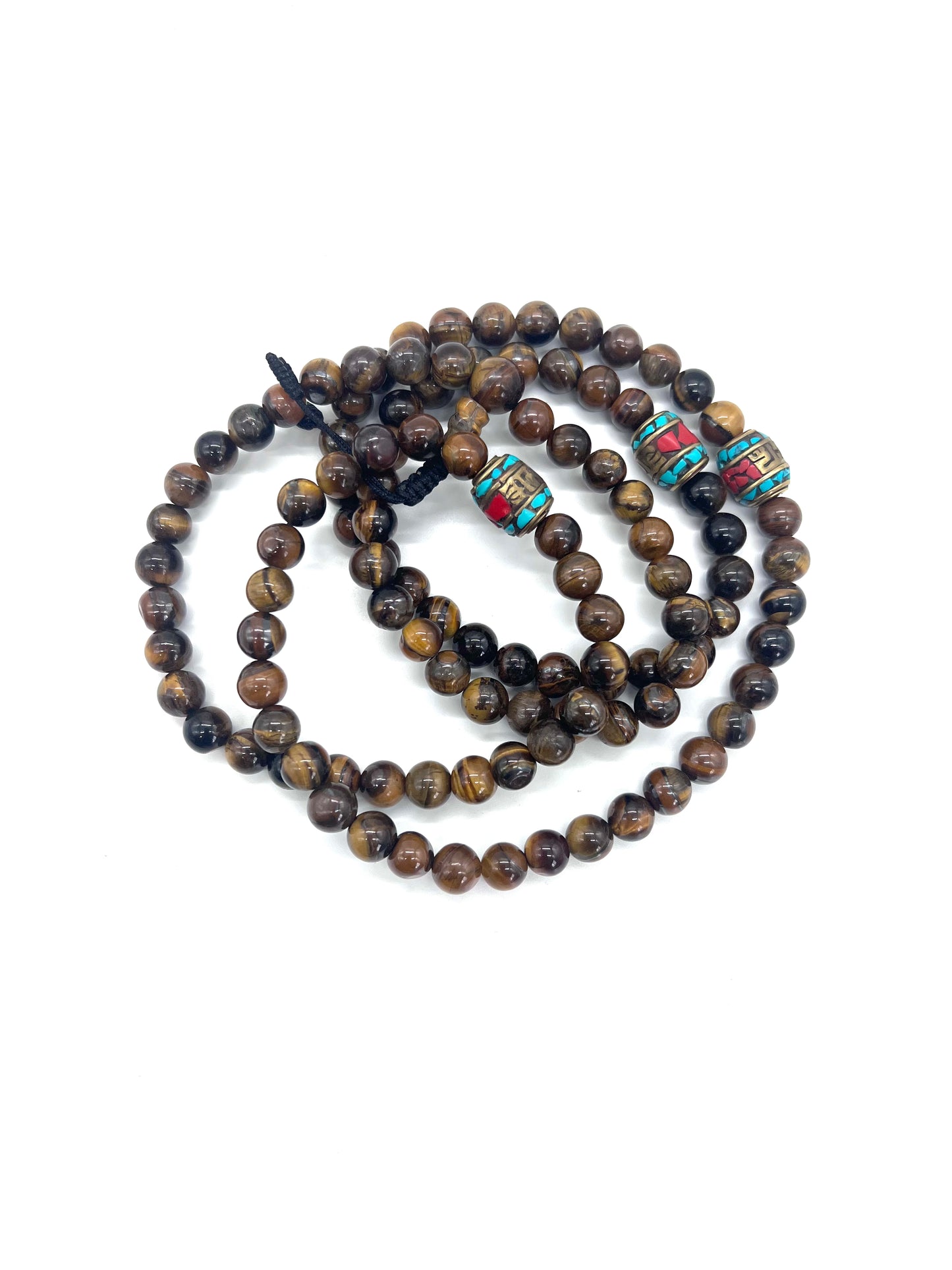 Tiger Eye 108 Prayer Beads