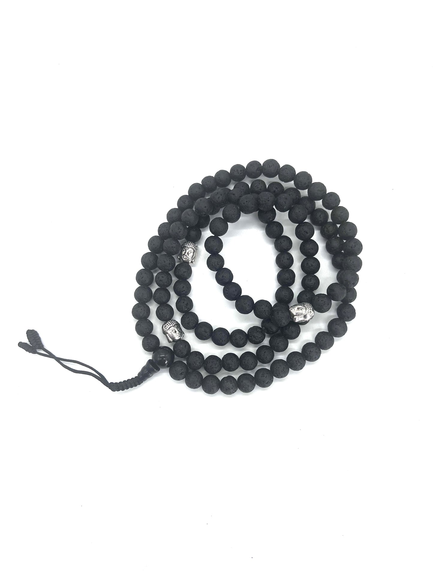 Lava 108 Prayer Beads