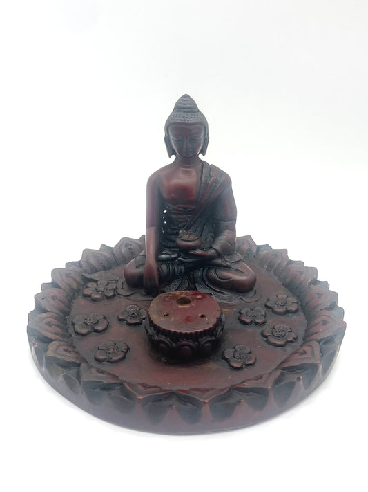 Buddha Resin Incense Holder