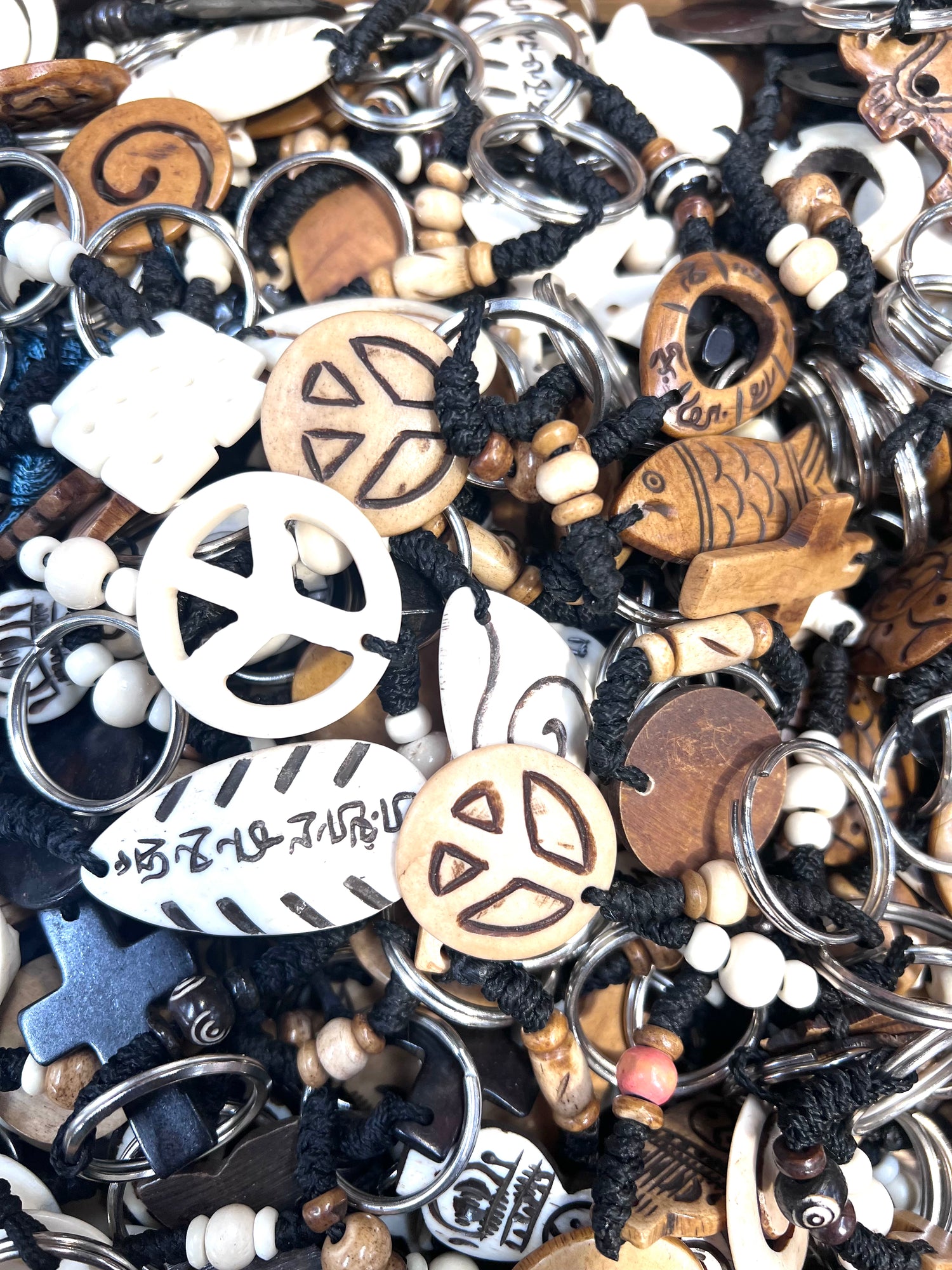 Handmade Bone Keyring