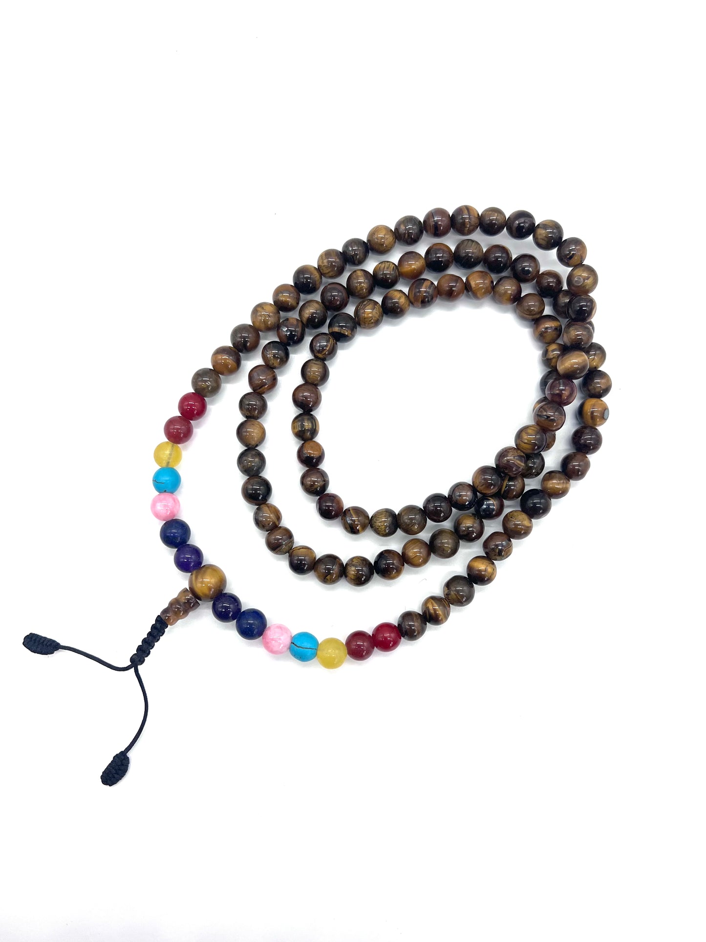 Tiger Eye 108 Prayer  Beads