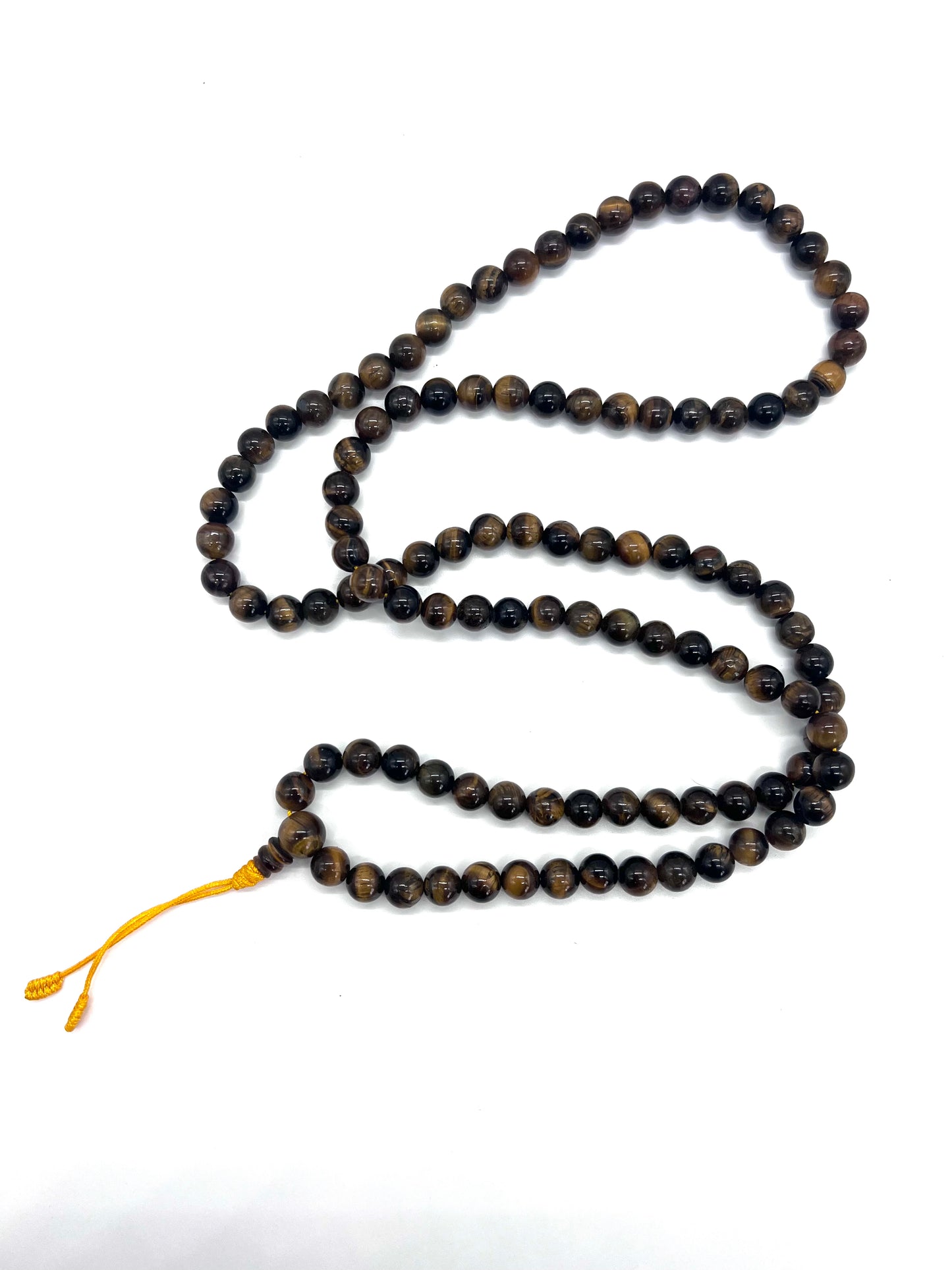 Tiger Eye 108 Prayer  Beads