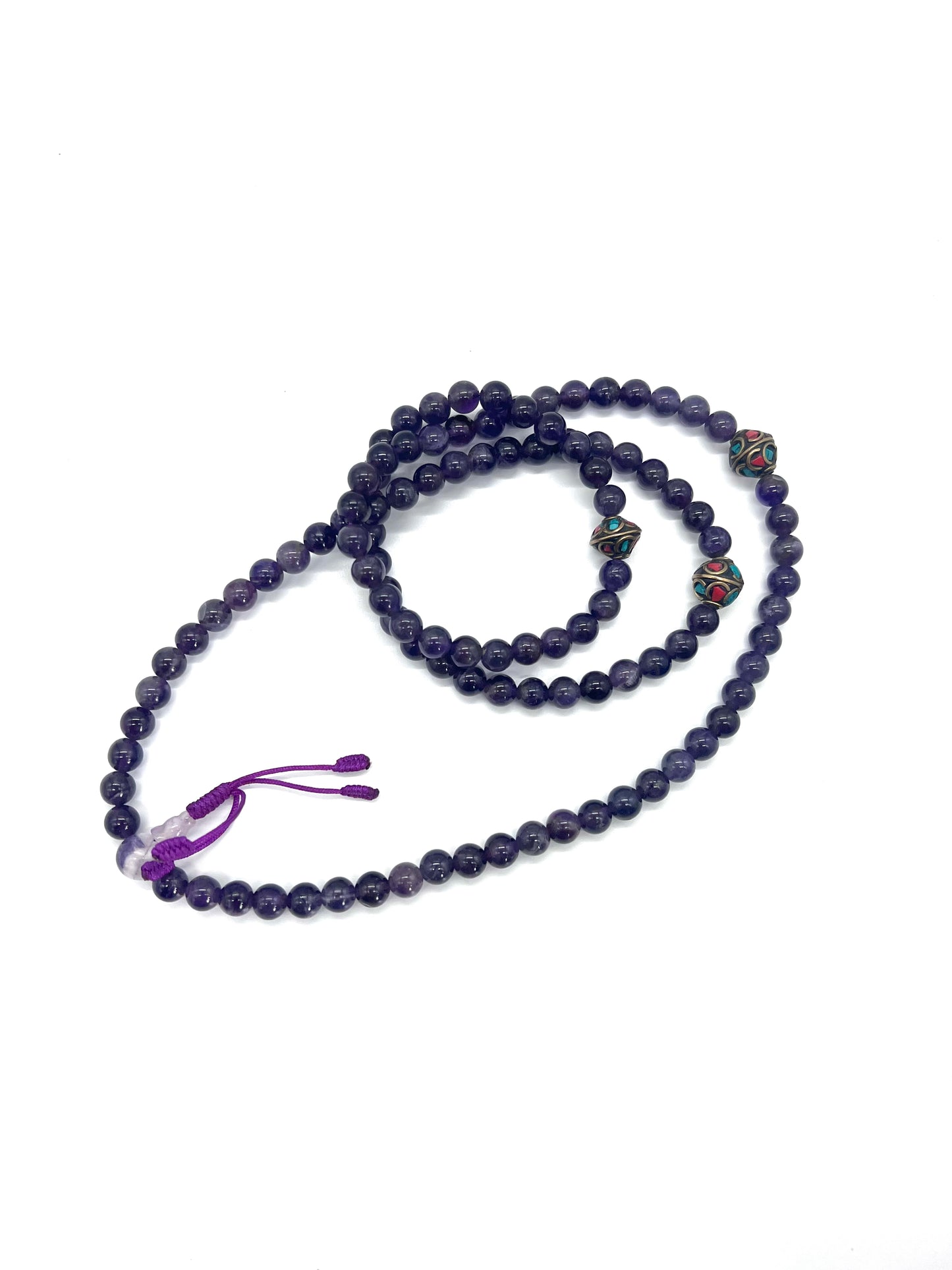 Amethyst 108 Prayer Beads