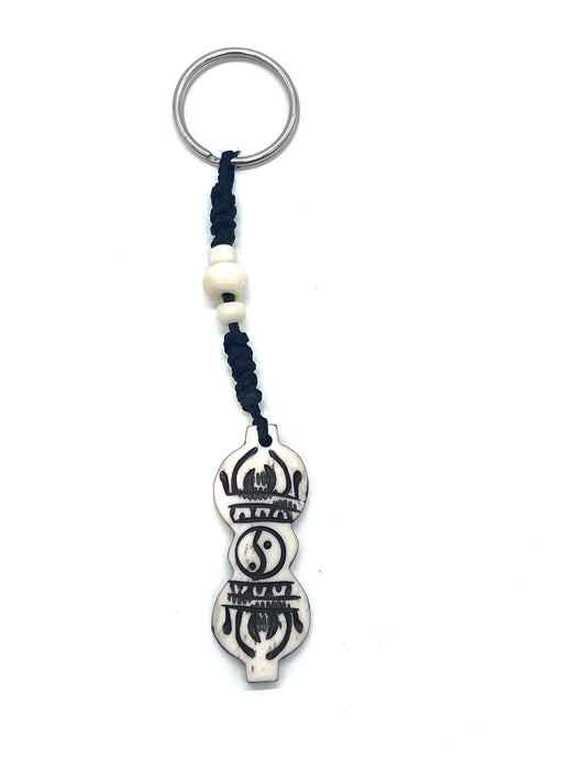 Tibetan Dorje Bone Keyring