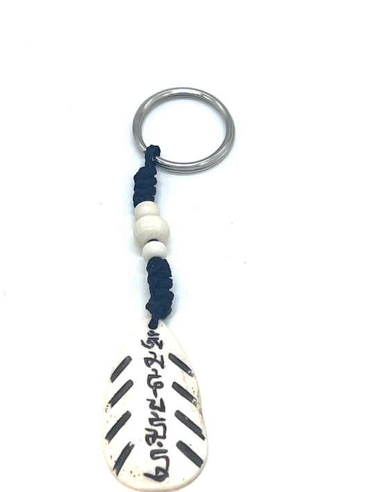 Om Mani Padne Hum Bone Keyring