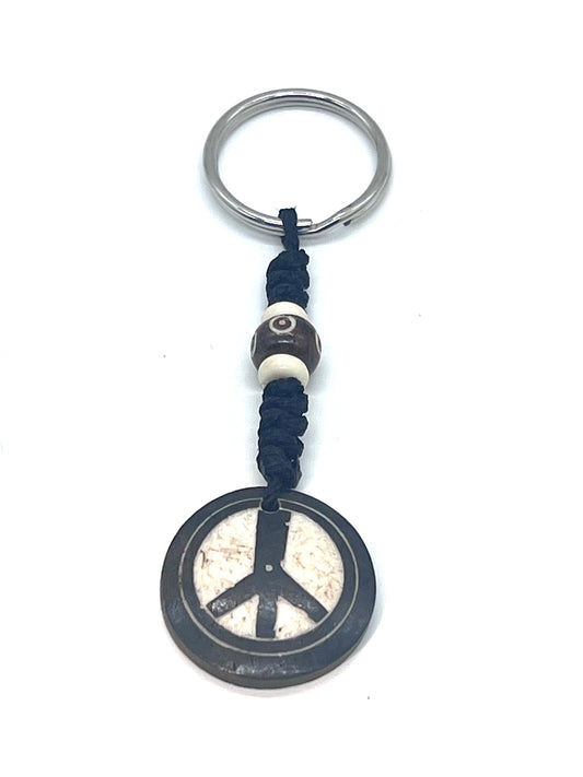 Peace Bone Keyring